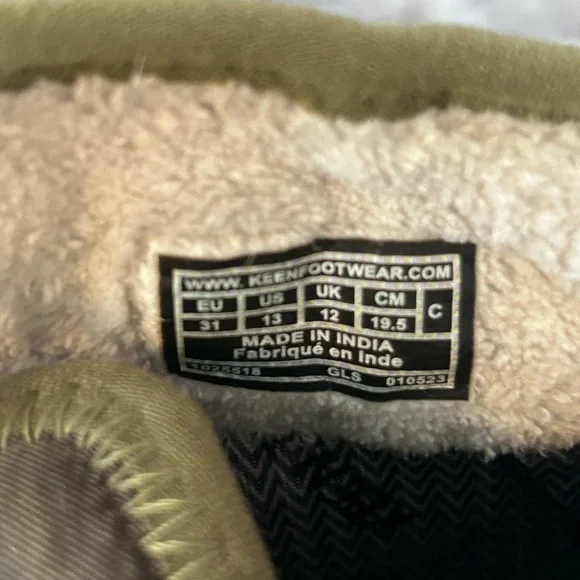 Keen Kids Howser II Waterproof Olive and Orange Boots - Picture 4 of 10